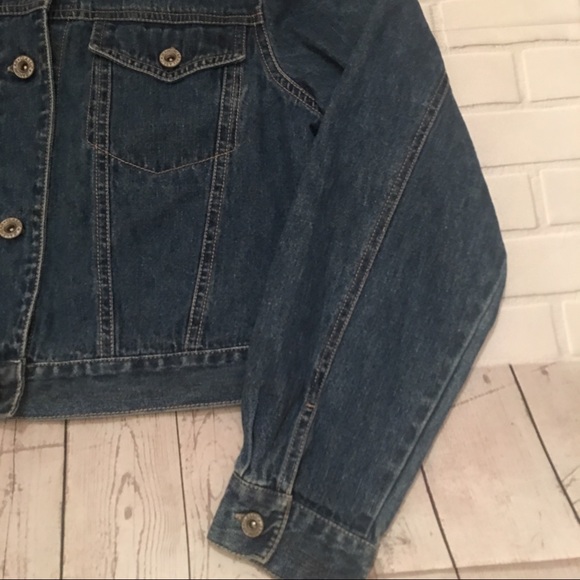 Juniors.Com Cyber Generation Girls Jean Jacket S M - Picture 3 of 6